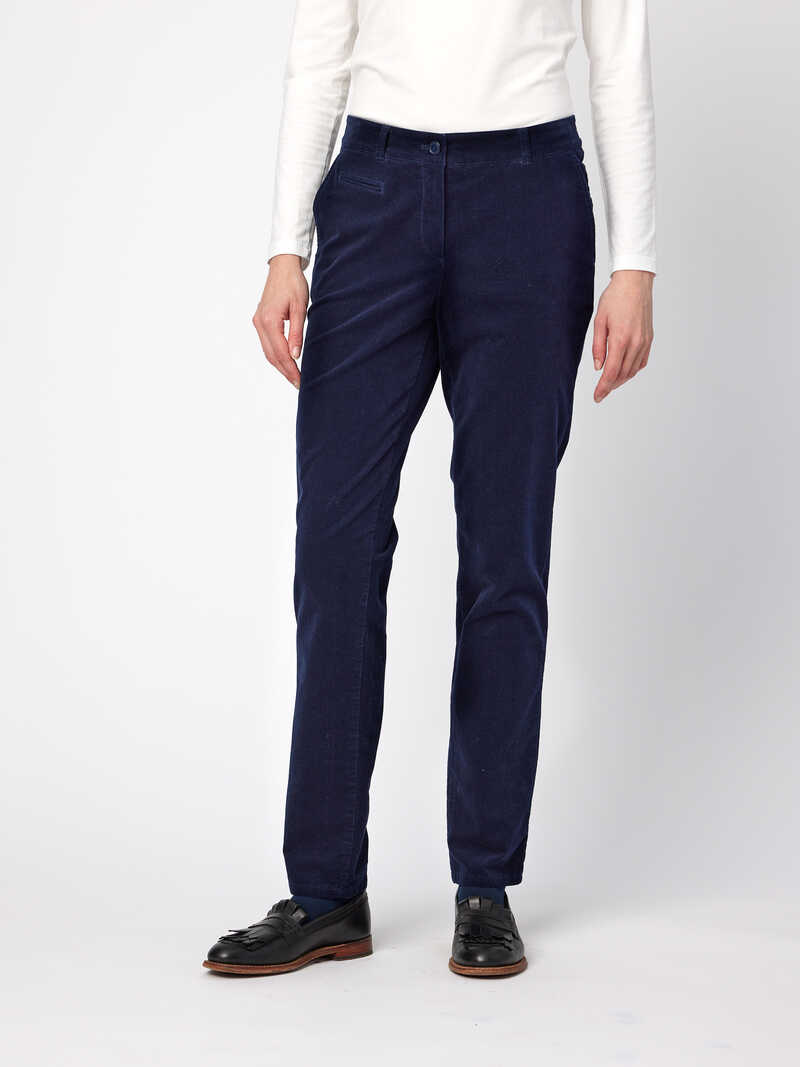 Blaue Damen-Chinohose aus Sportsamt