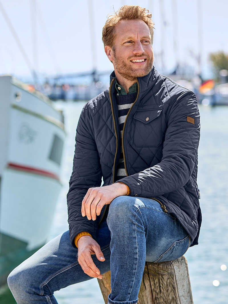 Herren-Kurz-Steppjacke Crawley