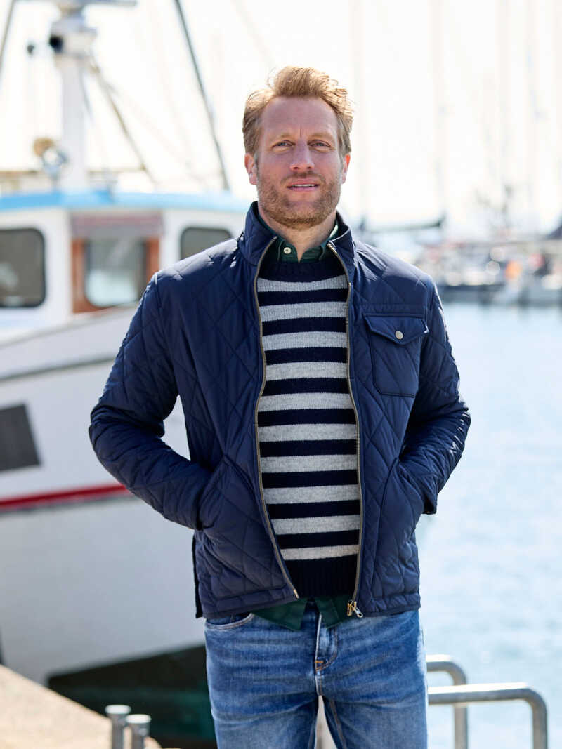 Herren-Kurz-Steppjacke Crawley