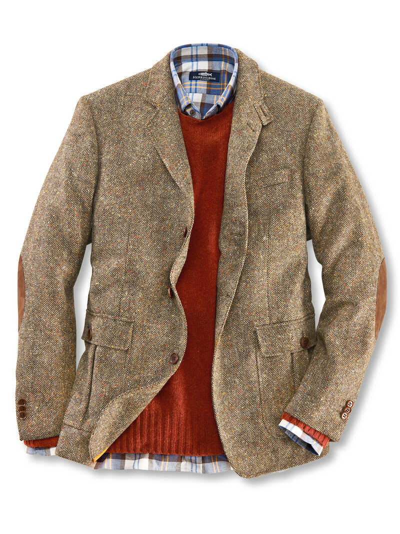 Herren-Tweed-Sakko aus irischem Donegal Tweed