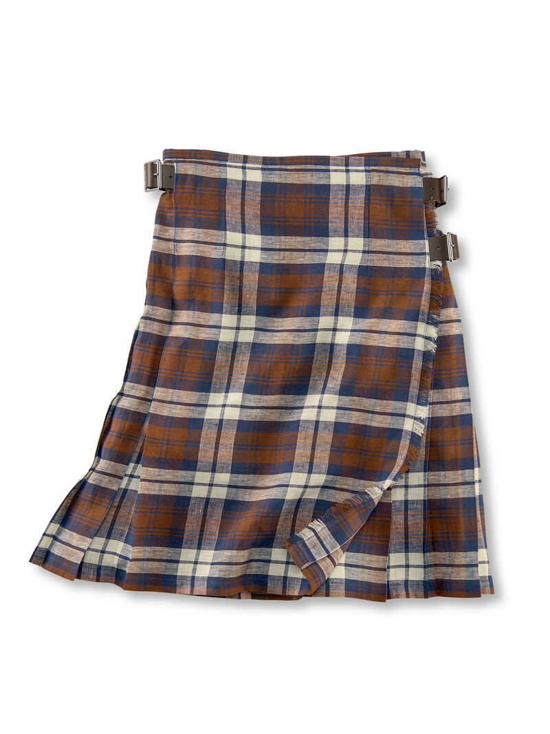 Midi-Kilt Dorset aus Leinen