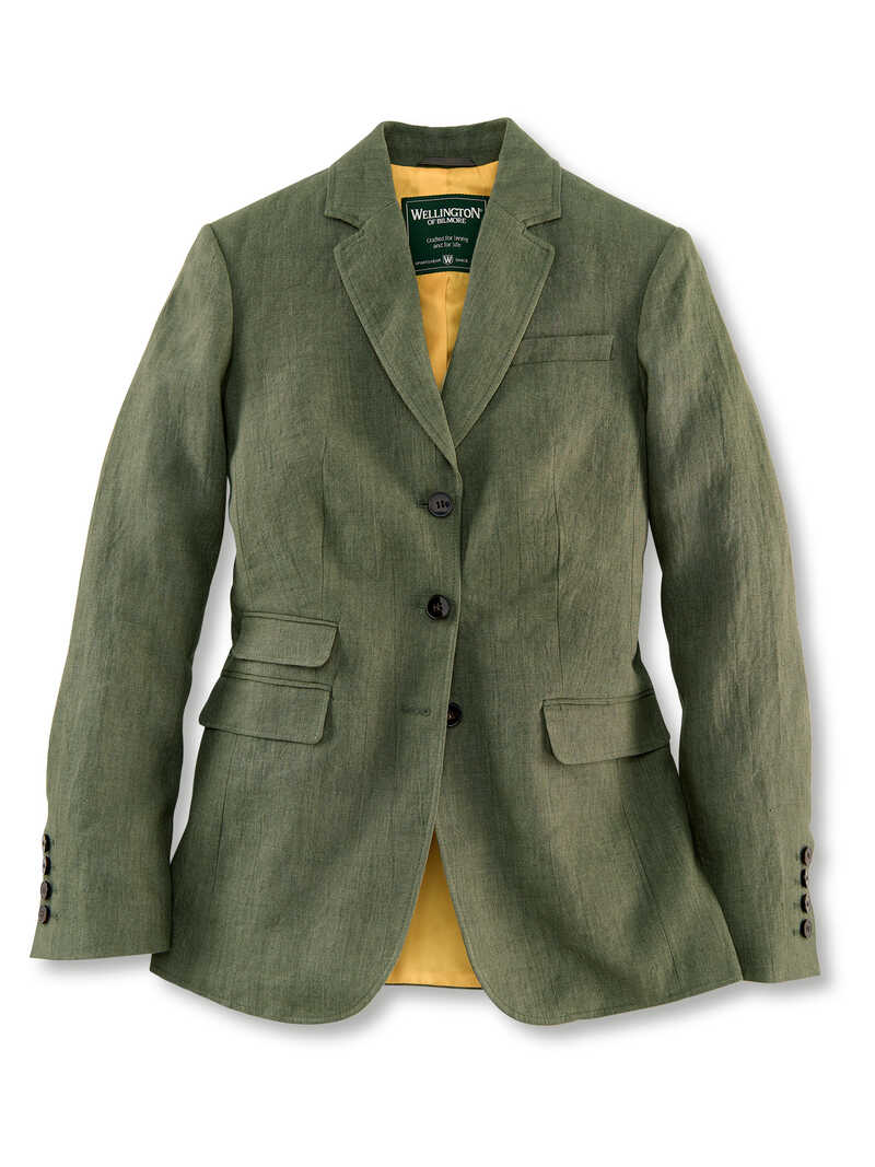 Leinen-Damenblazer