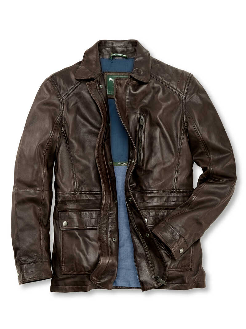 Herren-Lederjacke aus Lammnappa