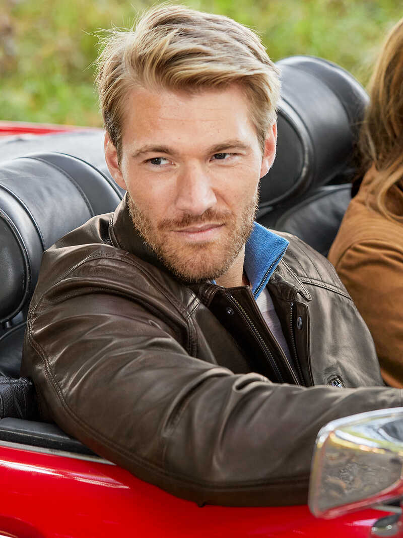 Herren-Lederjacke aus Lammnappa