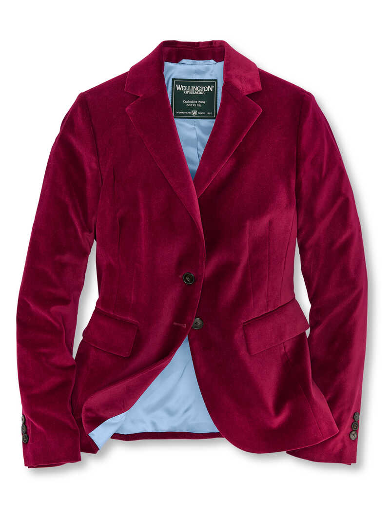 Samt-Blazer