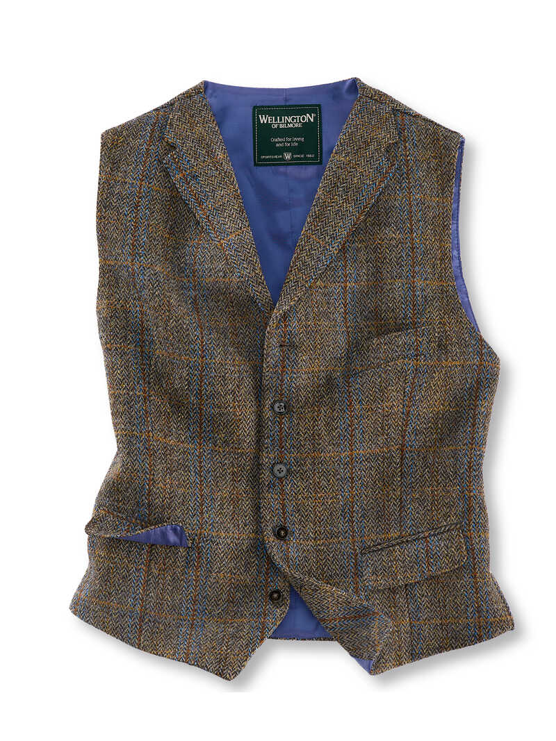 Produktbild zu Harris-Tweedweste Wales