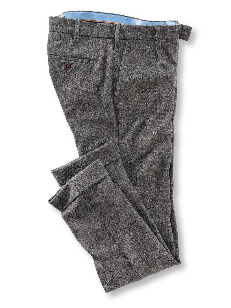 Produktbild zu Wollhose aus Fischgratgewebe
