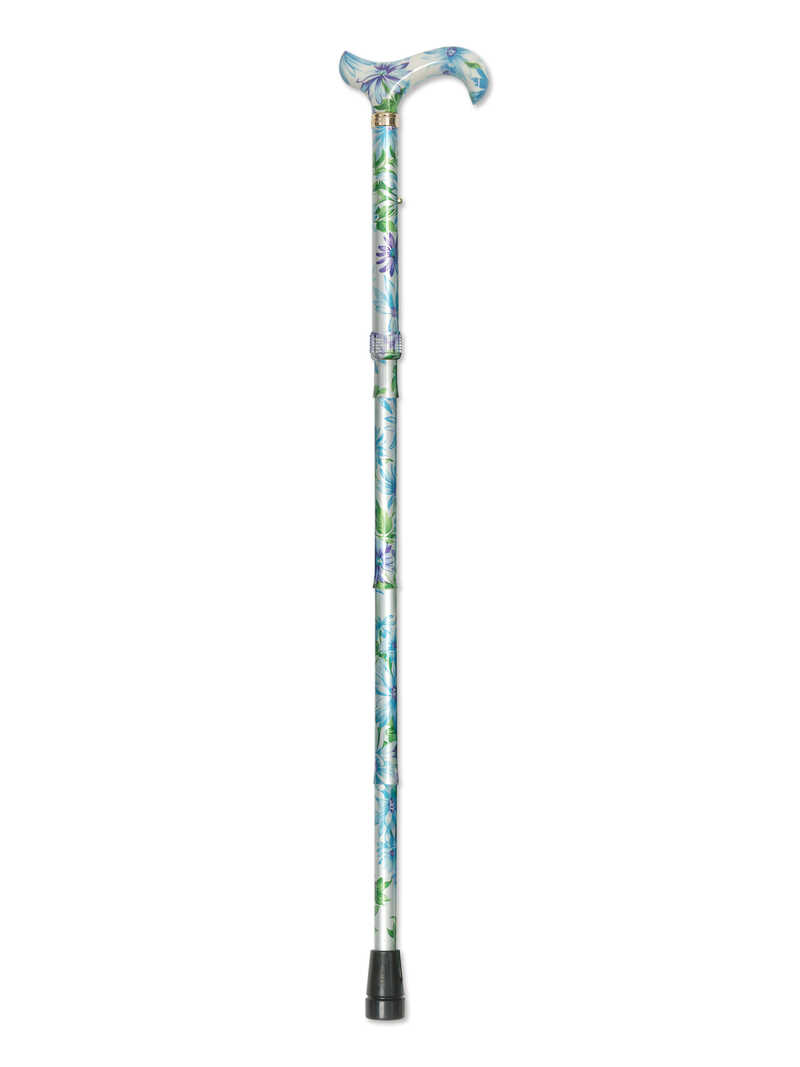 Faltbarer Spazierstock mit Blumen