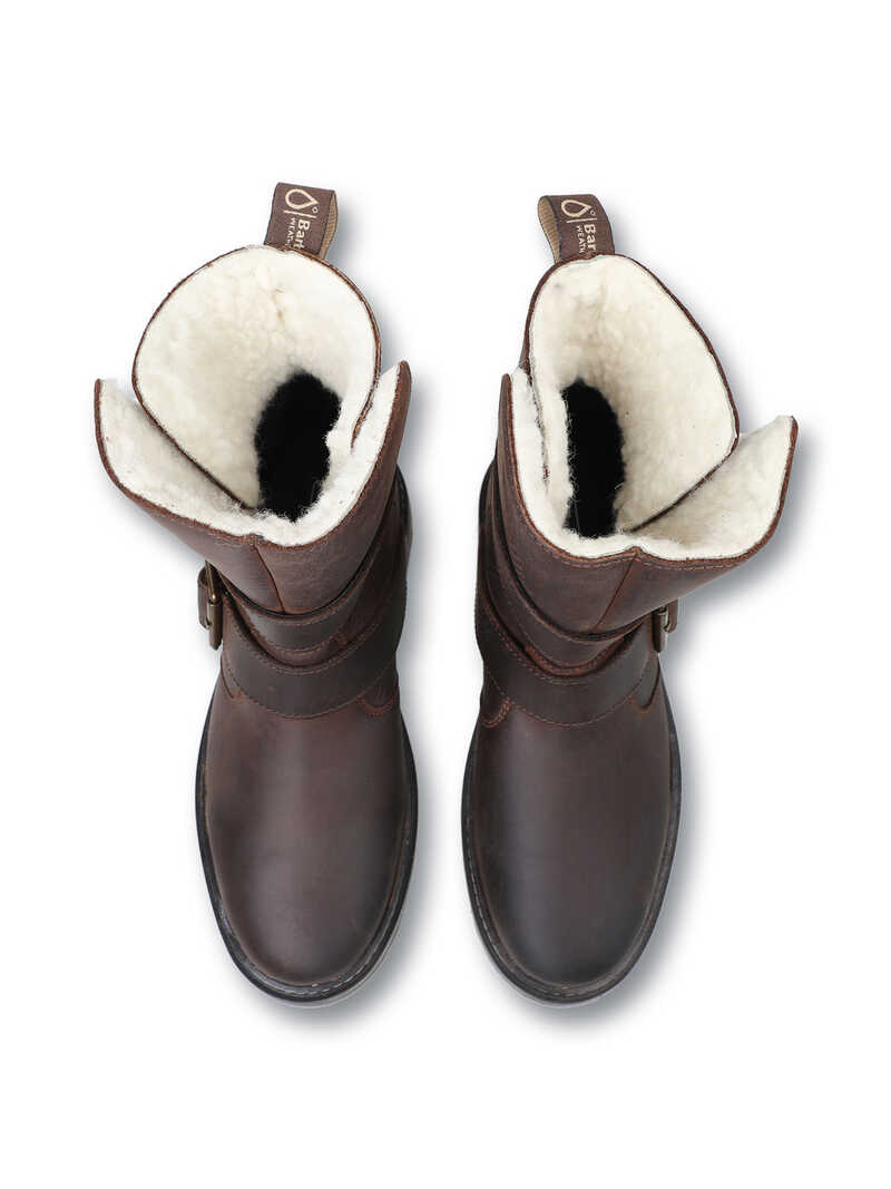 Lederboots fr Damen mit Teddyfutter