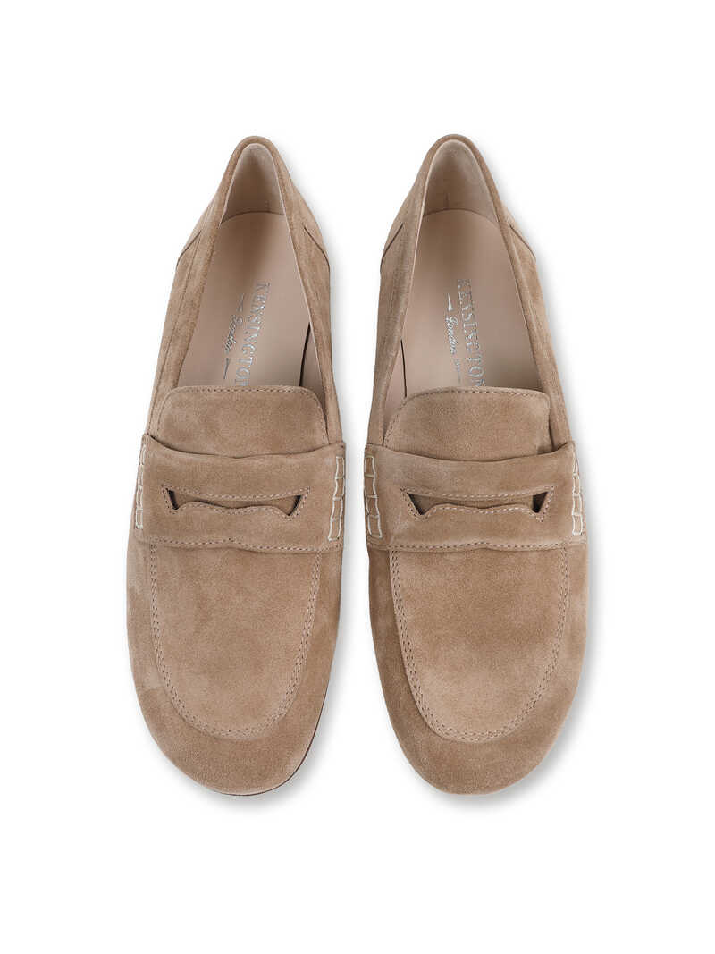 Damenslipper aus Veloursleder