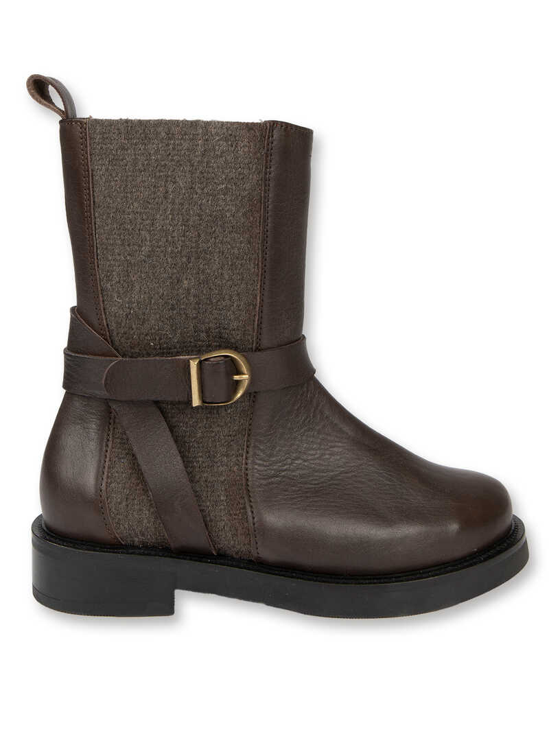 Damen-Kurzstiefel-Nappaleder