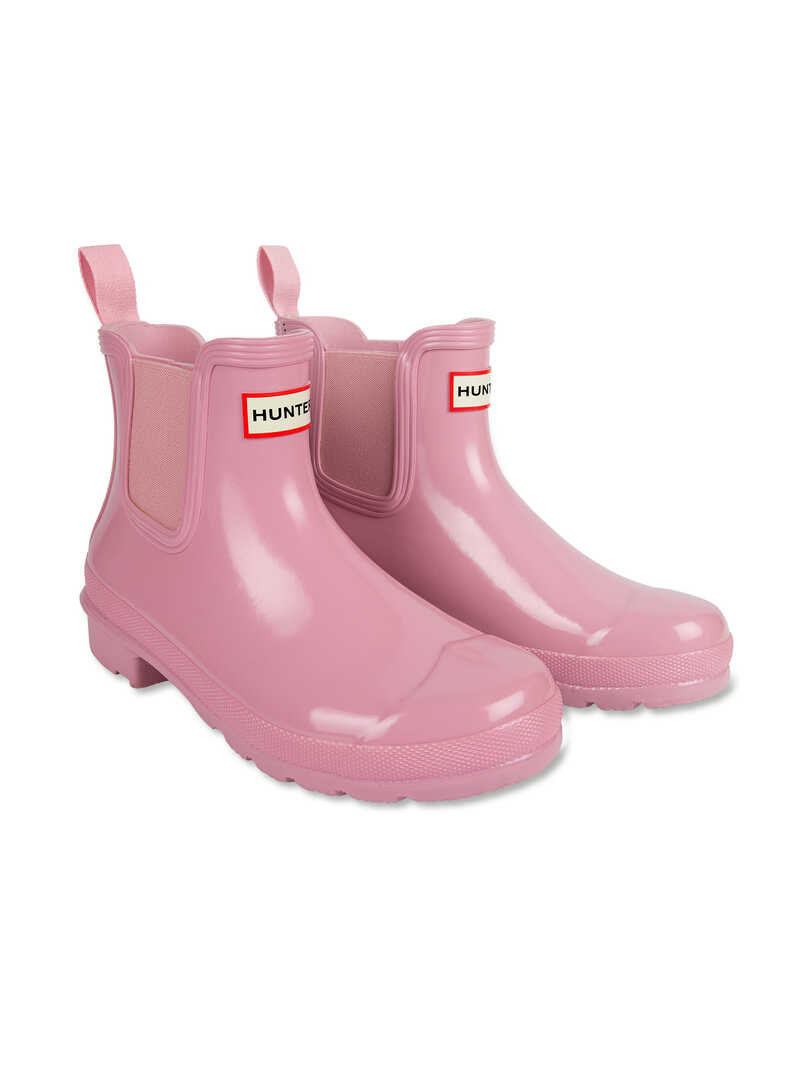 Rosa Gummi-Boots im Chelsea Style
