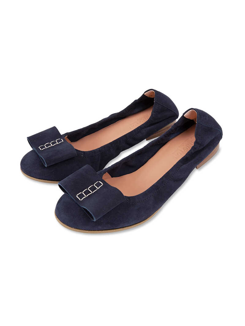 Produktbild zu Ballerinas aus Veloursleder