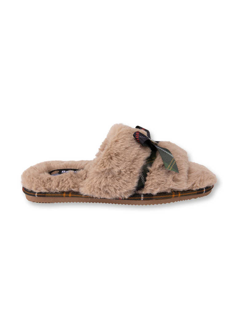 Alternatives Bild 3 zu Pantoffel Eleanora mit Tartanschleife