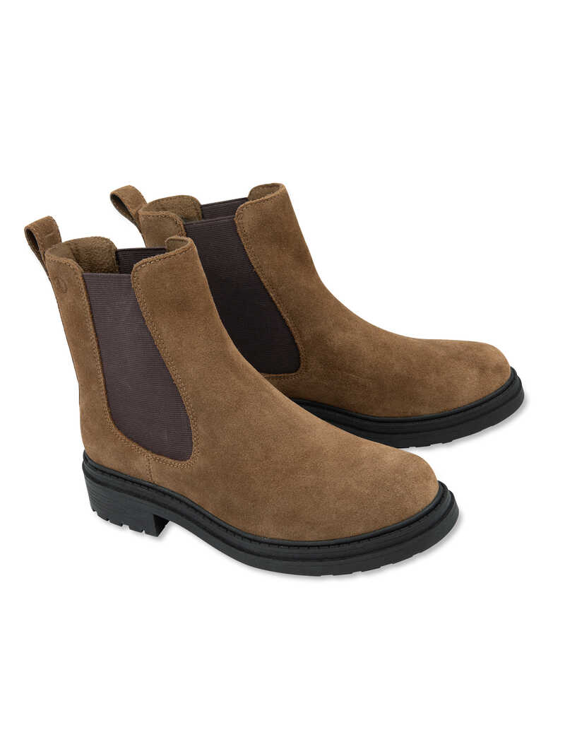 Produktbild zu Damen Chelsea Boots aus Veloursleder