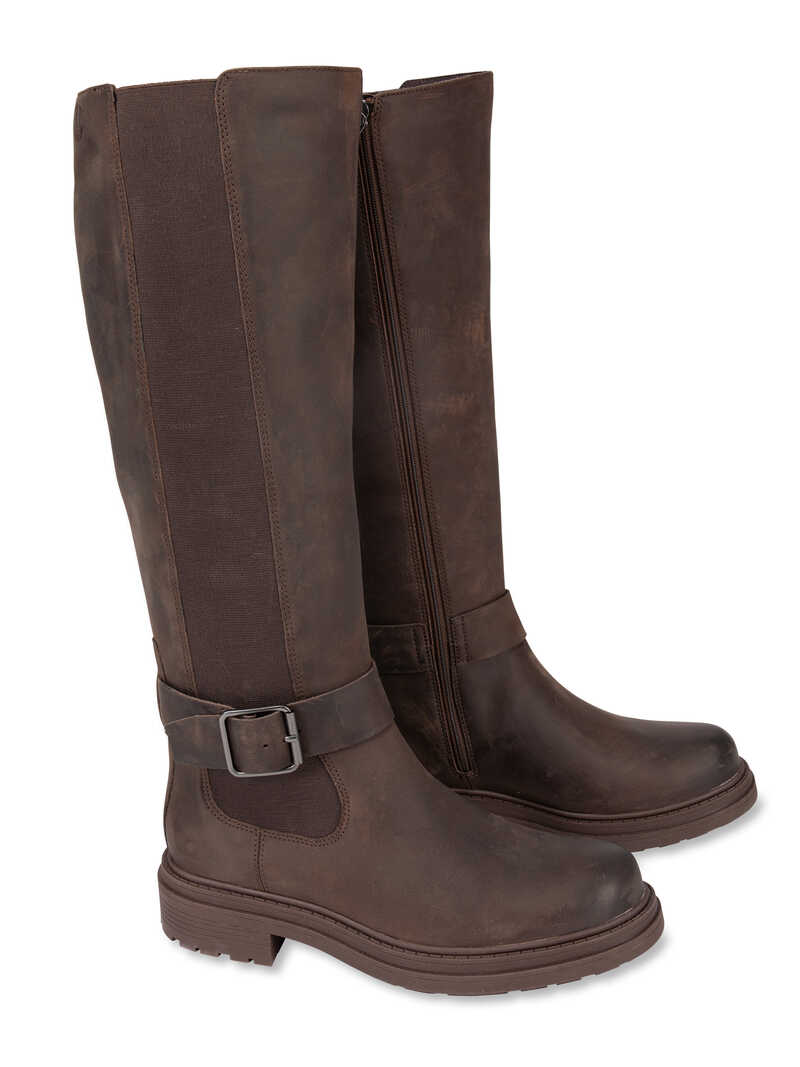 Produktbild zu Lederstiefel im Reiterstil