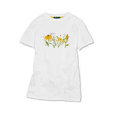 Sommershirt mit gelben Blumen