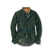 Cordhemd im Barbour Tartan