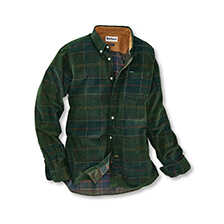Cordhemd im Barbour Tartan