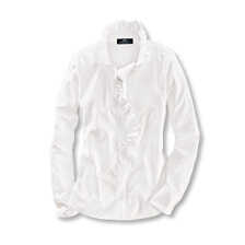 Rschenbluse 'Florence' aus Oxfordgewebe