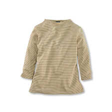 Ringelshirt mit Stehkragen fr Damen