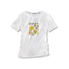 Weies Damen-T-Shirt Midsummer Meadow