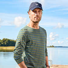 Ringelshirt fr Herren mit langem Arm