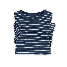 Streifenshirt fr Herren aus Leinen