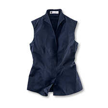 rmellose Bluse mit Kelchkragen
