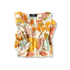 Shirtbluse mit Blumen-Print