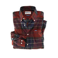 Herren-Flanellhemd im Red Check