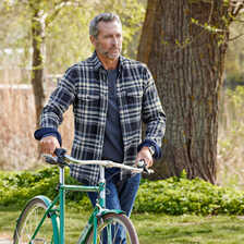 Herren-Overshirt aus Baumwoll-Twill