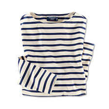Damen-Langarm-Ringelshirt