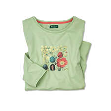 Damenshirt mit Rundhals aus Bio-Baumwolle