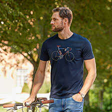 Herren-T-Shirt Uptown Wheel