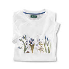 Leichtes Sommershirt mit Blumenprint