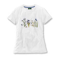 Leichtes Sommershirt mit Blumenprint