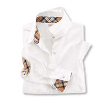 Thumbnail zu Weie Barbour-Bluse mit Bubikragen