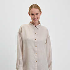 Oversized-Leinenbluse Hampton