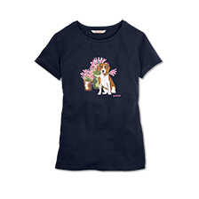 Damen-Print-Shirt Beagle