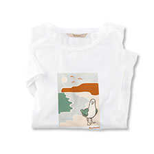 Weies Damen-T-Shirt Merseyside