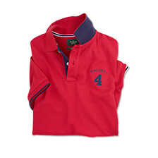 Rotes Poloshirt