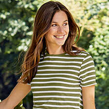 Leinen-Ringelshirt