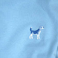 Jersey-Shirt Beagle in Blau