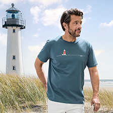 T-Shirt mit Leuchtturm