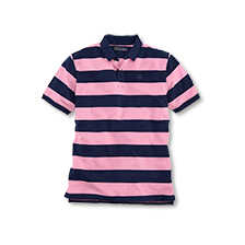 Poloshirt mit Regattastreifen