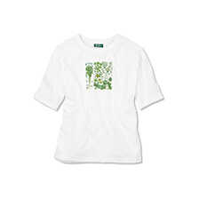 Weies Damen-T-Shirt