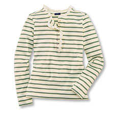 Rschenshirt mit Streifen
