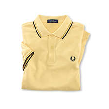 Gelbes Herren-Poloshirt