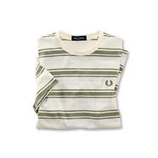 Streifenshirt in Hellgrn